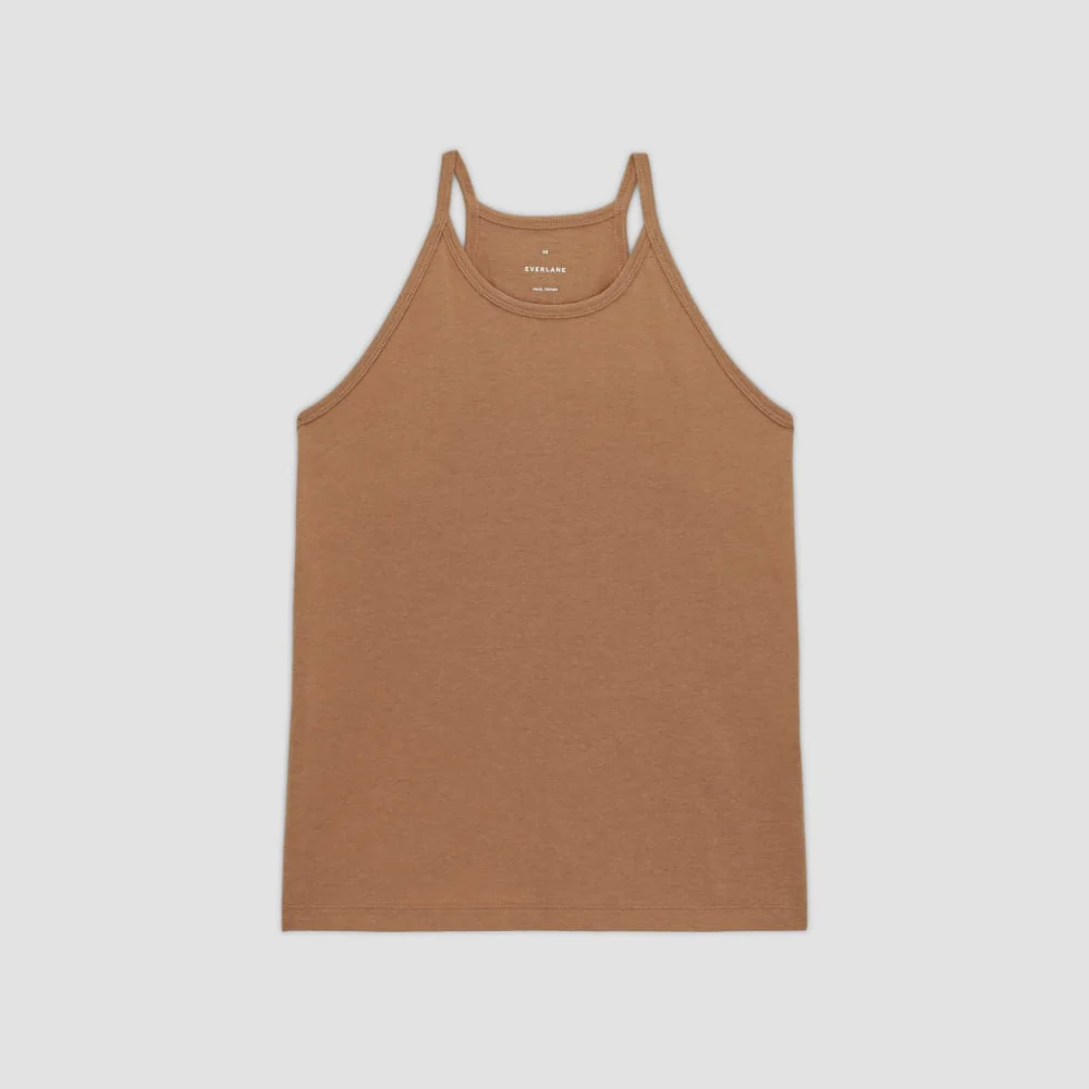 The Hemp Cutaway Tank | Carob Brown - Image 2