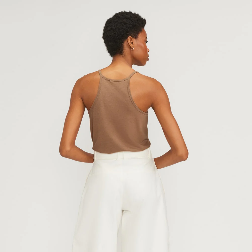 The Hemp Cutaway Tank | Carob Brown - Image 3