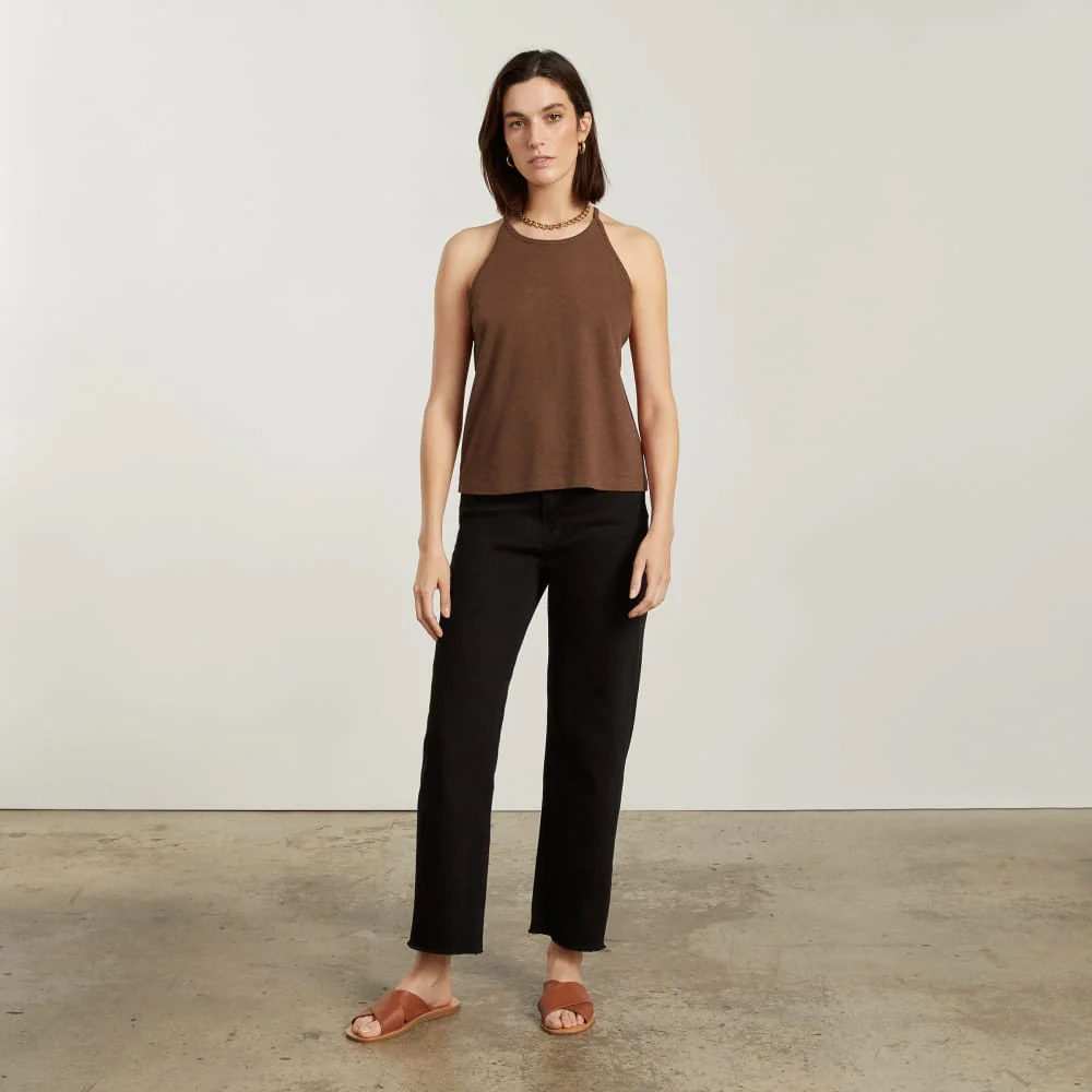 The Hemp Cutaway Tank | Espresso - Image 4