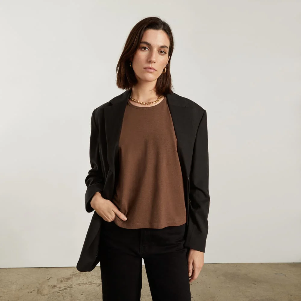 The Hemp Cutaway Tank | Espresso - Image 6