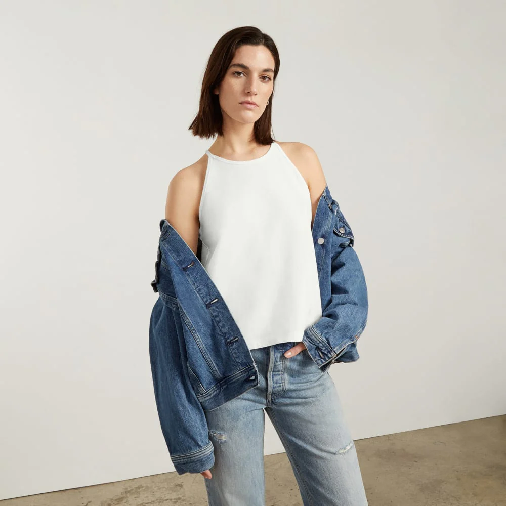 The Hemp Cutaway Tank | White - Image 6