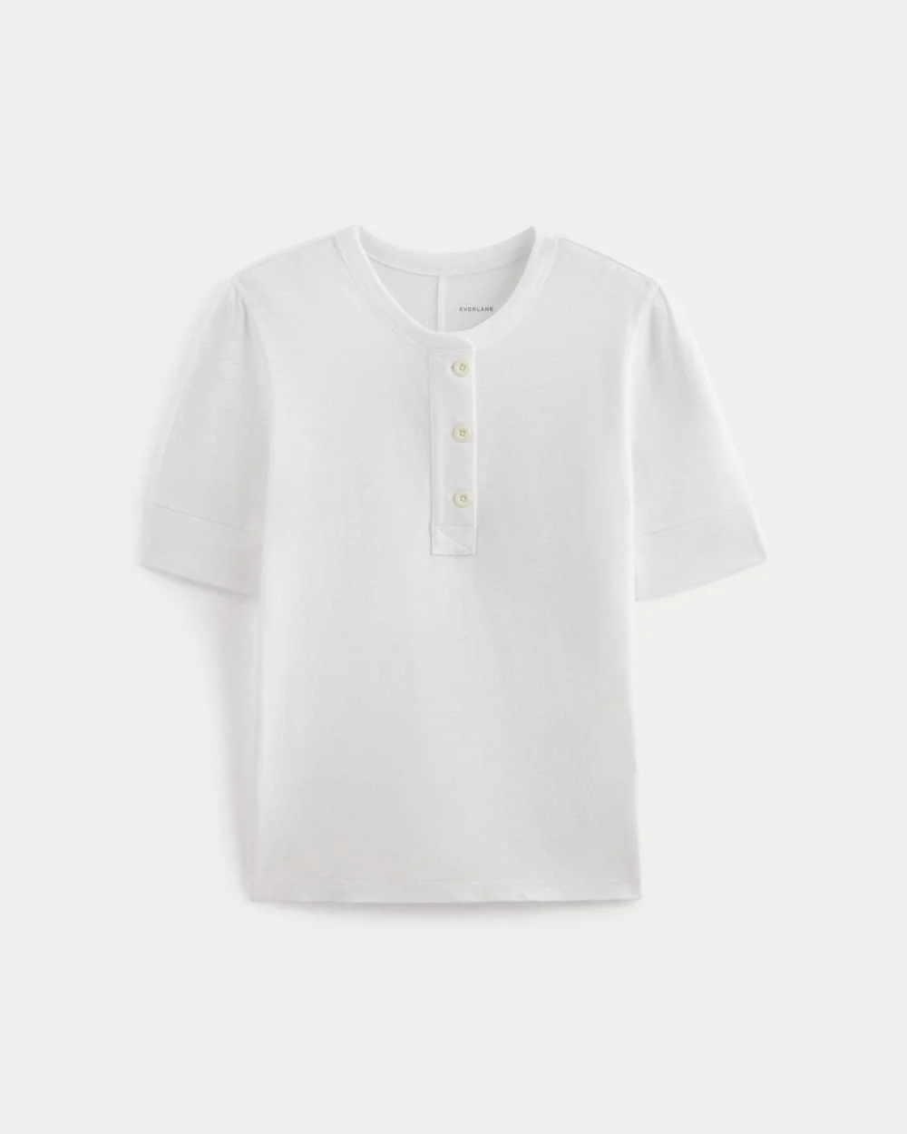 The Henley in Cotton Linen | White - Image 2