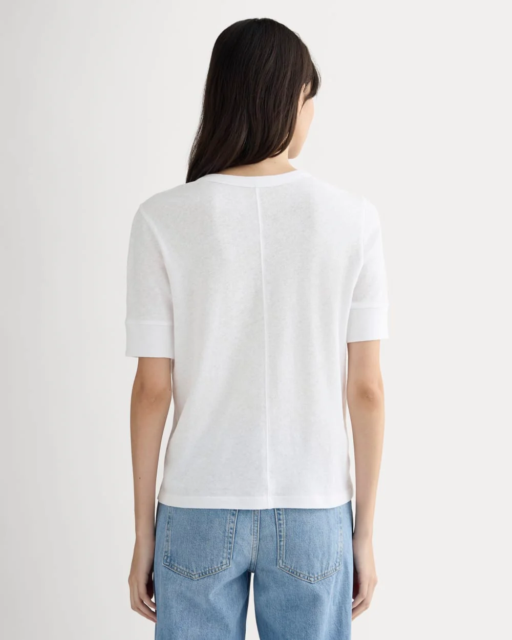The Henley in Cotton Linen | White - Image 4