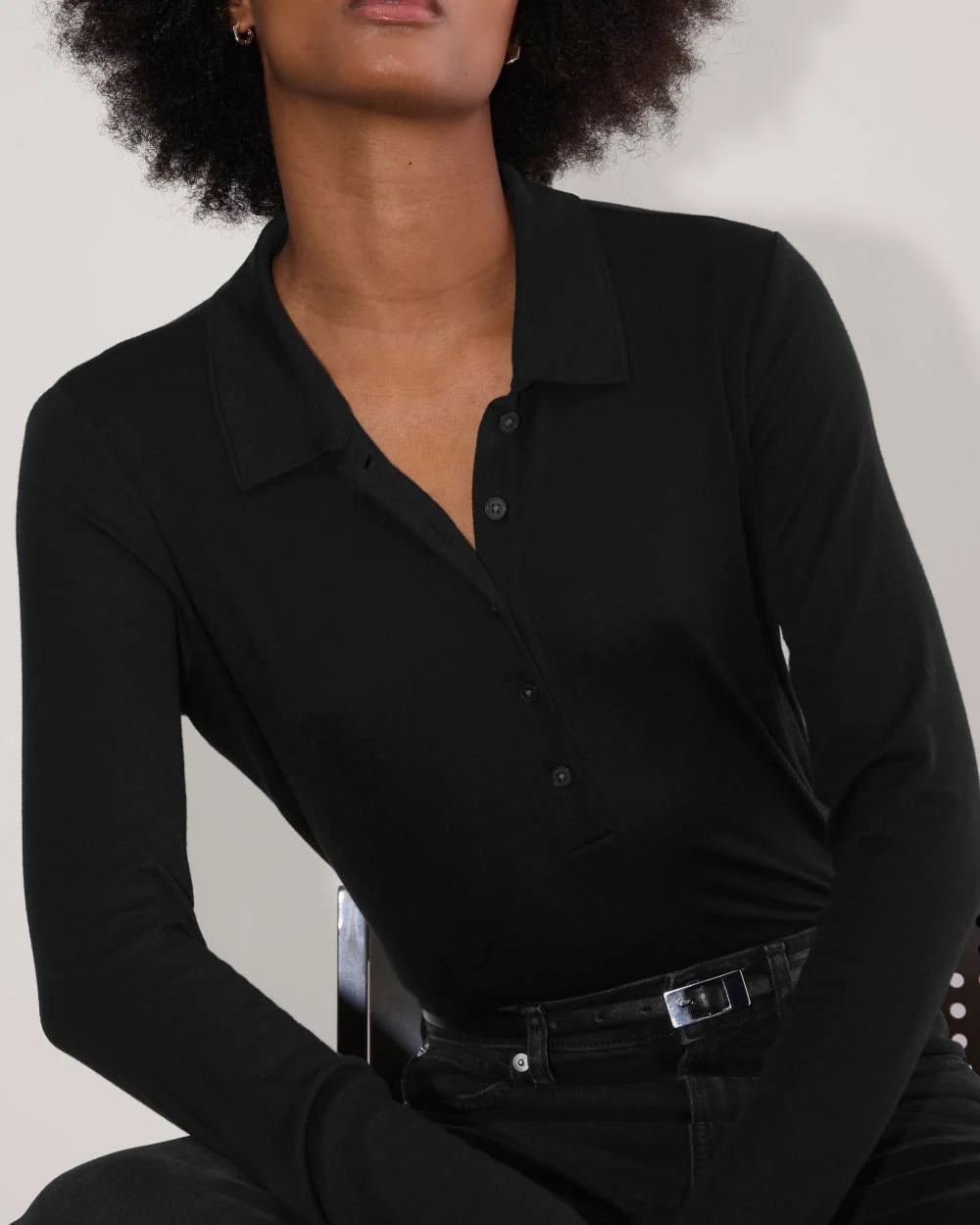 The Henley in Butterluxe | Black - Image 3