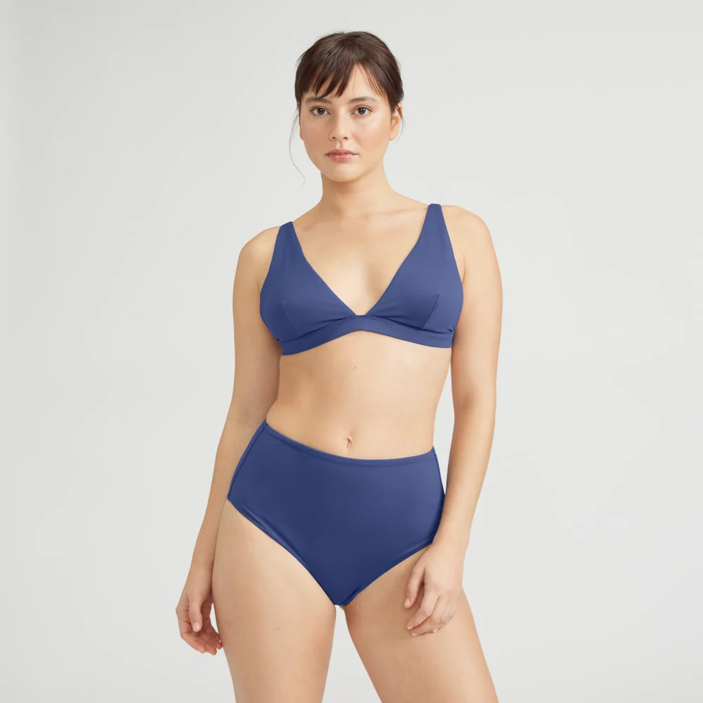 The High-Rise Hipster Bottom | Navy - Image 3