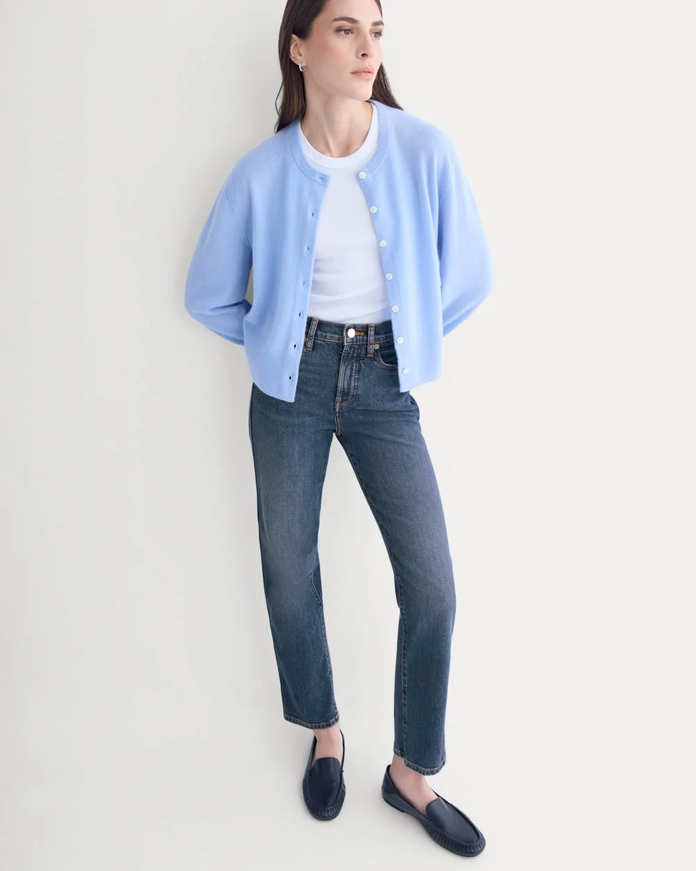 High-Rise Cigarette Jean | Light Vintage Indigo