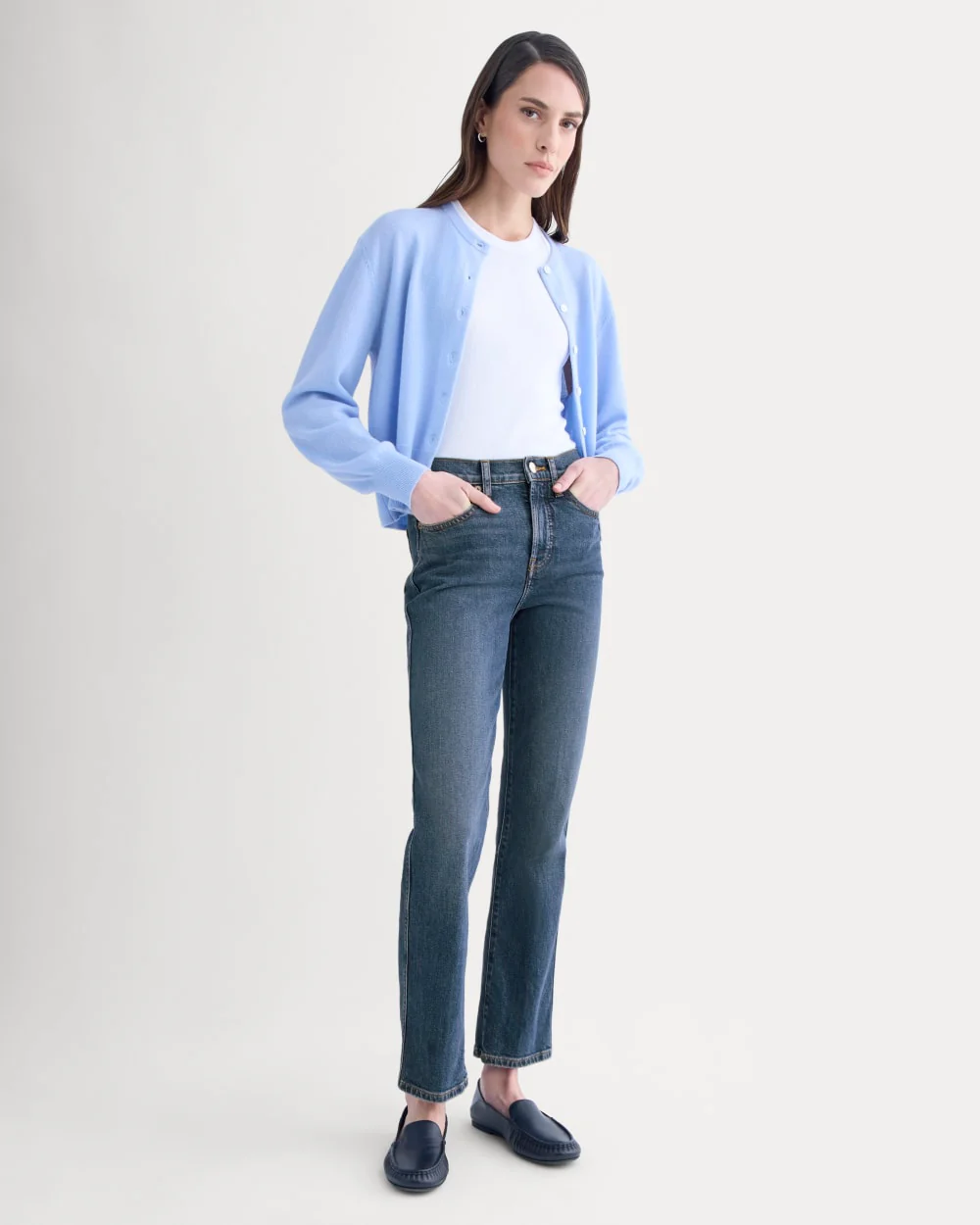 High-Rise Cigarette Jean | Light Vintage Indigo - Image 3