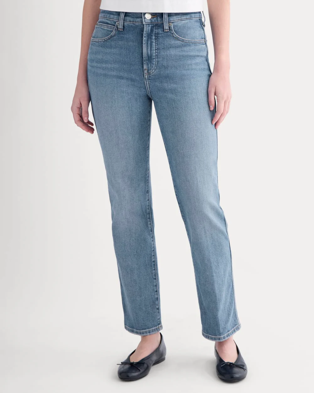 High-Rise Cigarette Jean | Medium Blue - Image 4