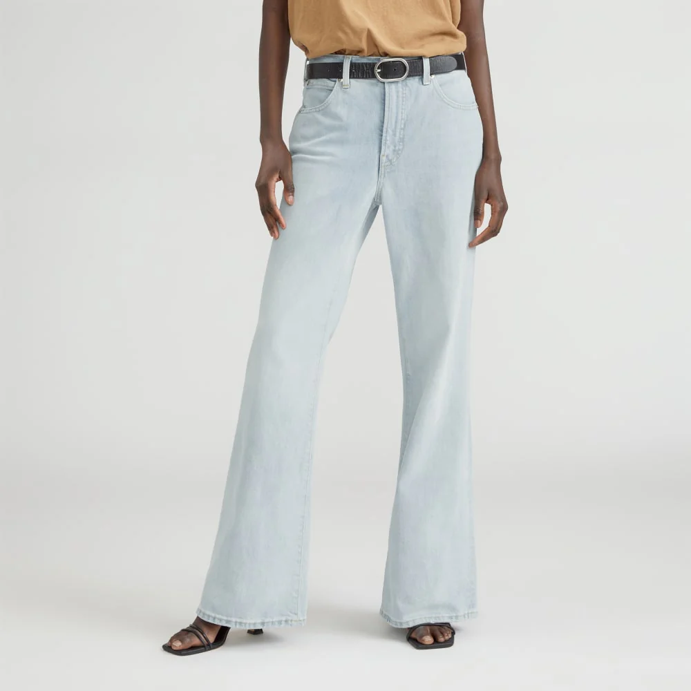 The High-Rise Flare Jean | Fog - Image 3