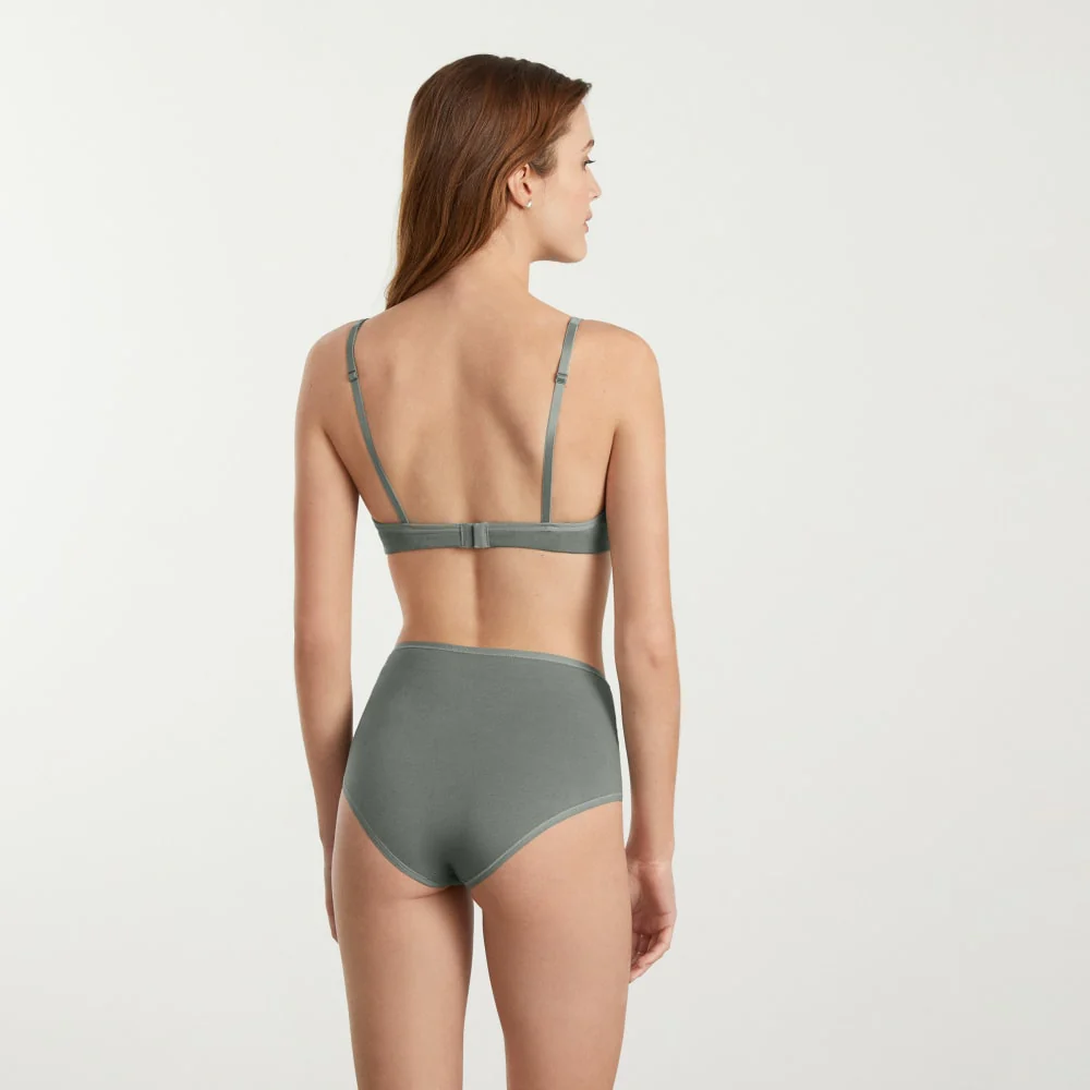 The Cotton High-Rise Hipster | Dark Sage - Image 3