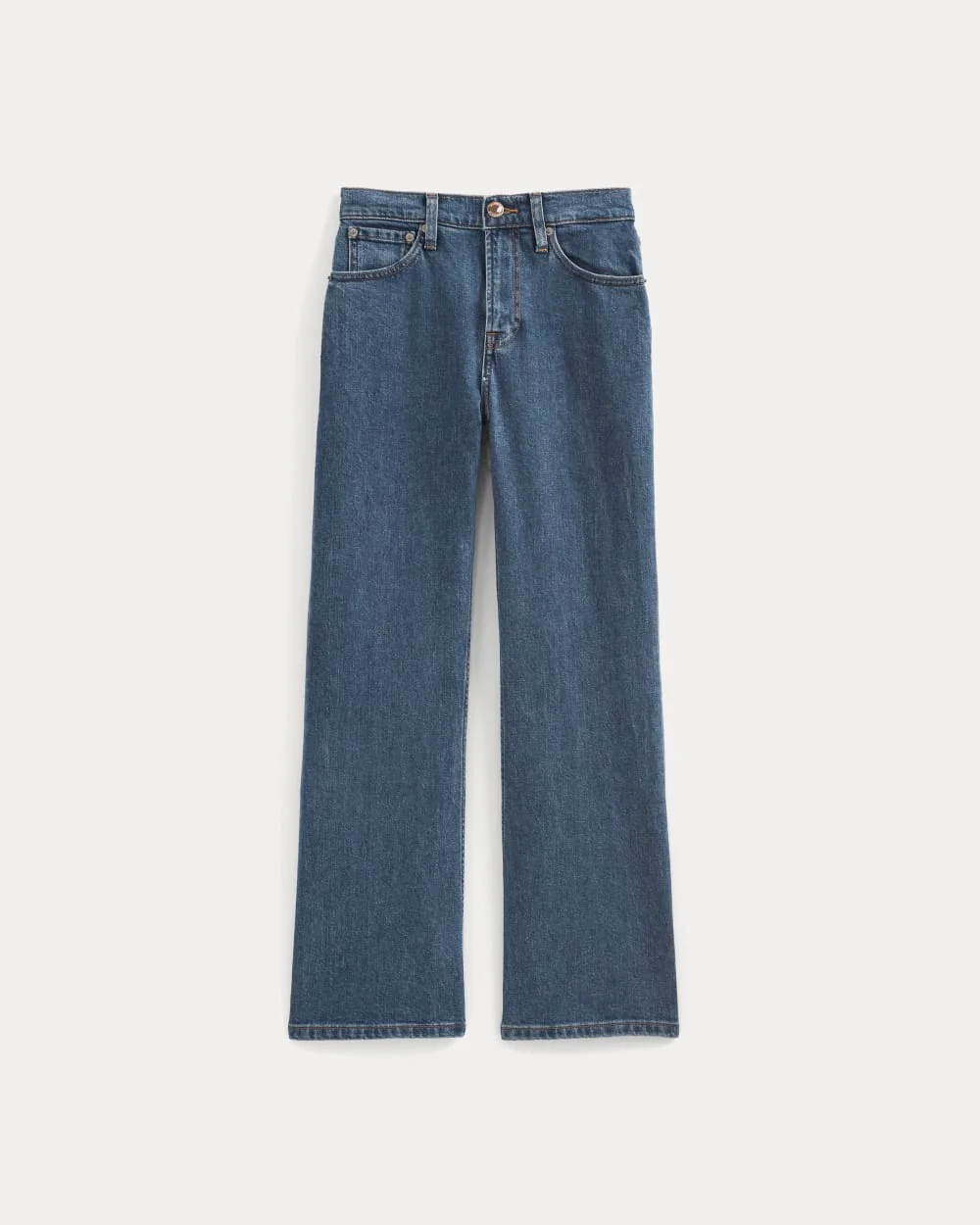 High-Rise Kick Flare Jean | Ocean - Image 2