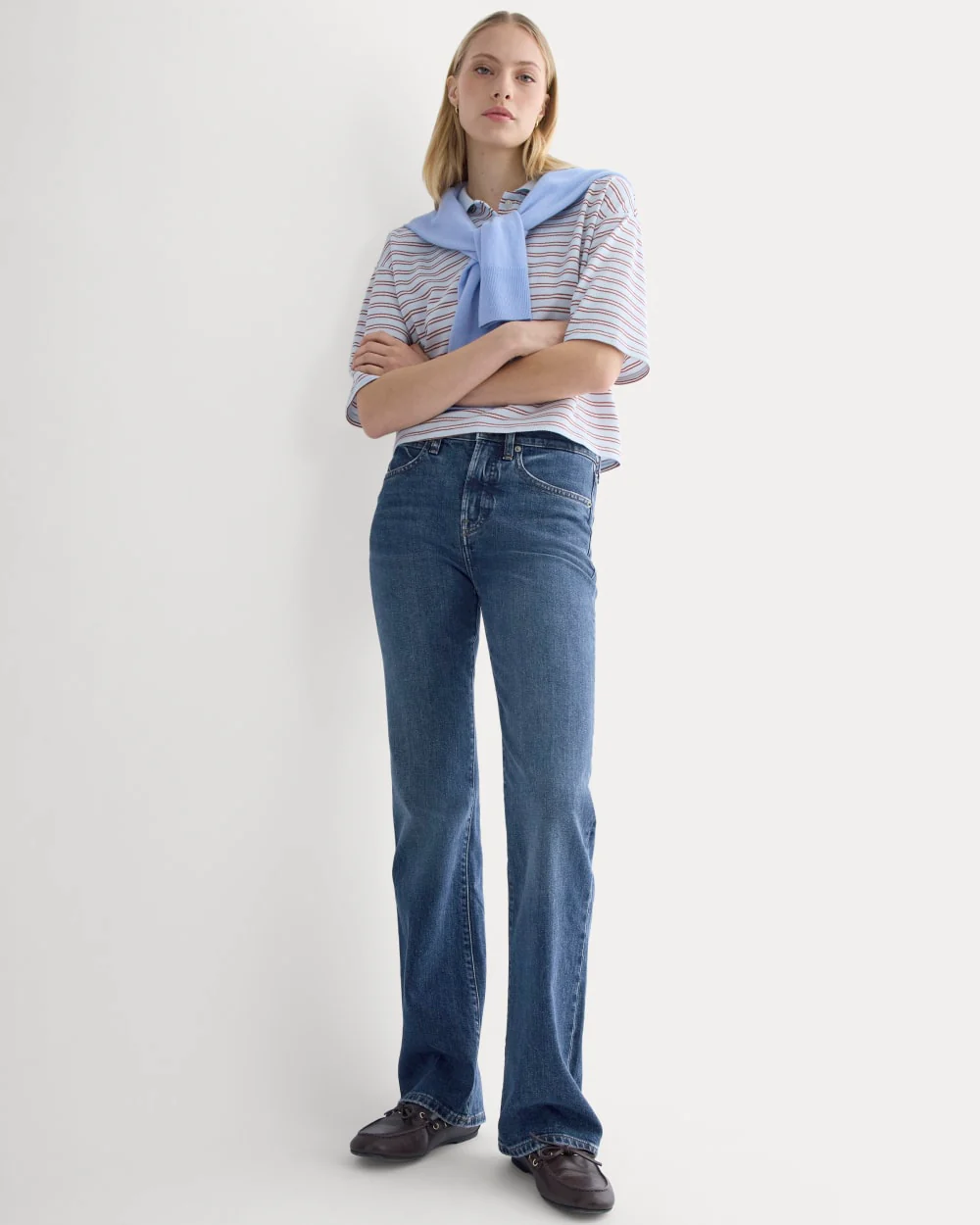 High-Rise Slim Bootcut Jean | Dark Indigo