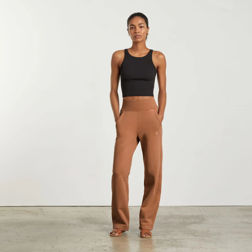 The Track High-Waist Pant | Tawny Brown - Image 3