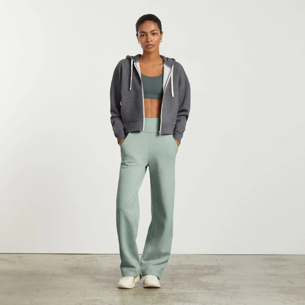 The Track High-Waist Pant | White Sage - Image 4