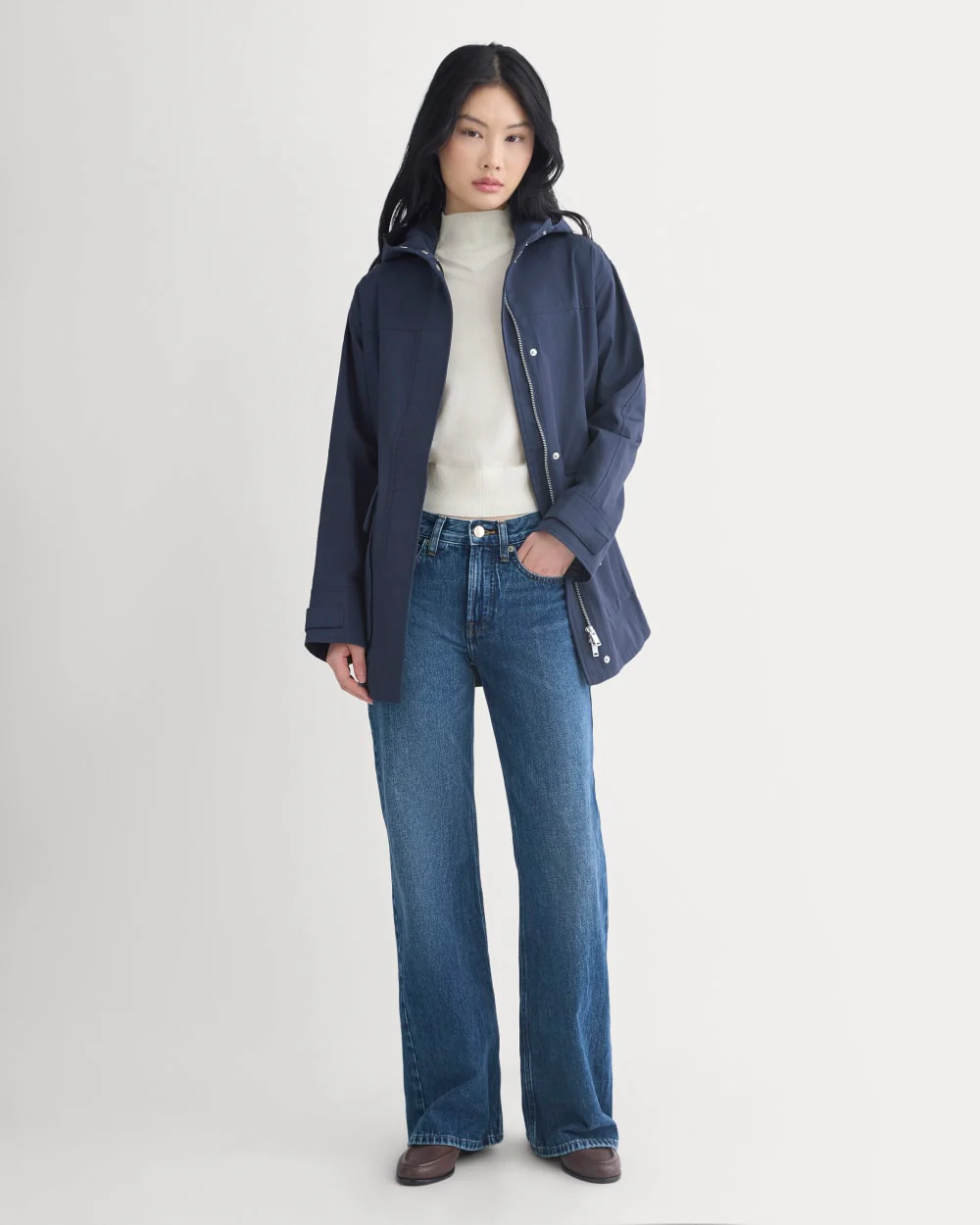 Hooded Field Jacket | Navy - Image 3