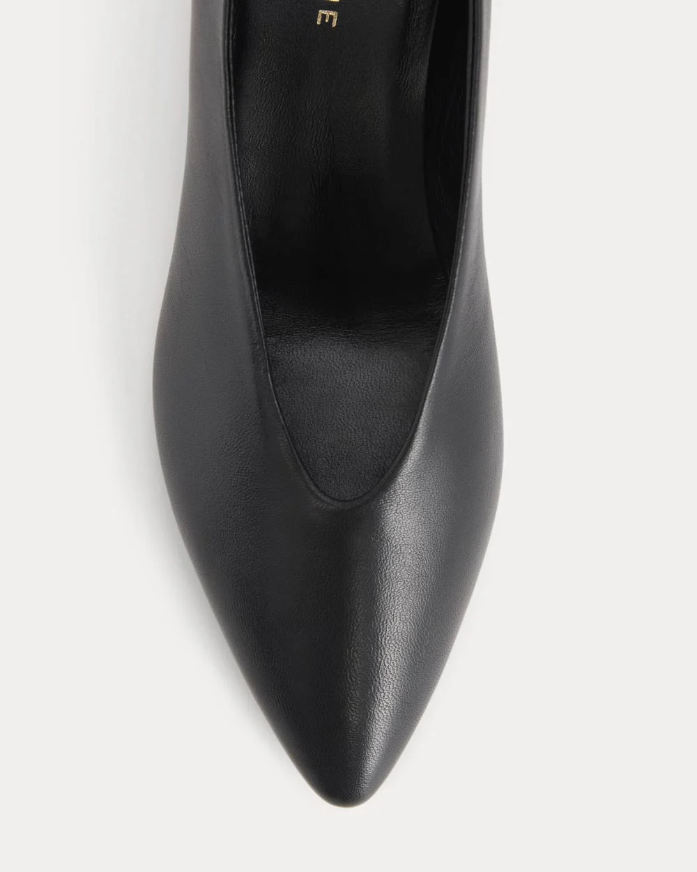 Made in Italy Almond-Toe Pump | Black Leather - Image 7