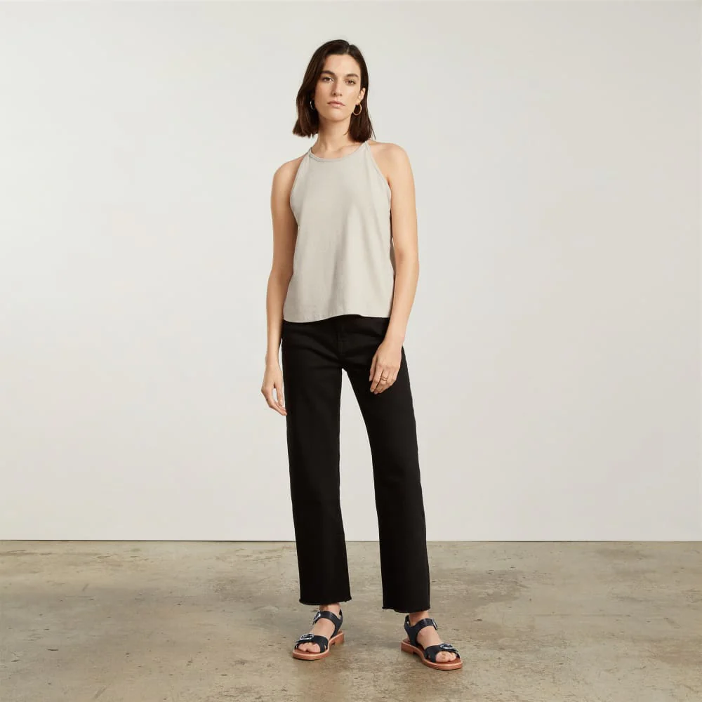 The Twin Buckle Sandal | Black - Image 3