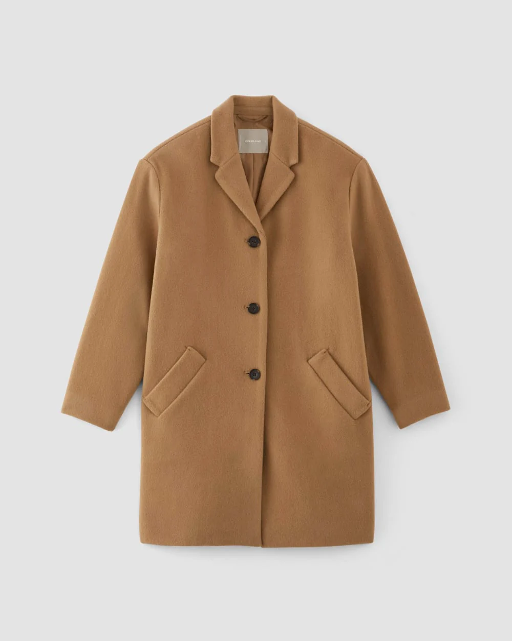 The Italian ReWool® Cocoon Coat | Camel - Image 2