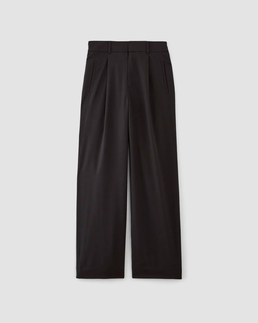 The Italian Wool Way-High® Drape Pant | Black - Image 2