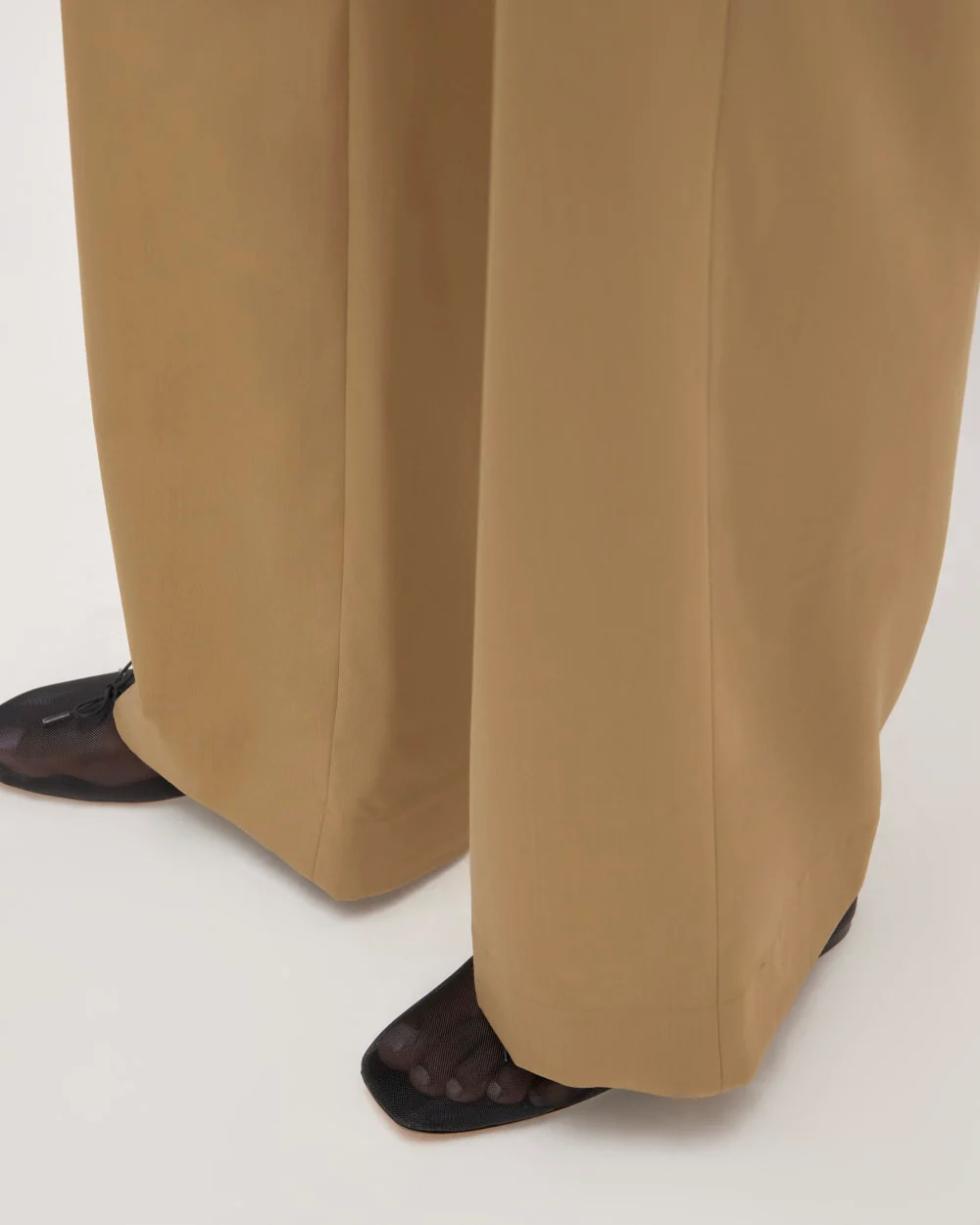 The Italian Wool Way-High® Drape Pant | Camel - Image 5