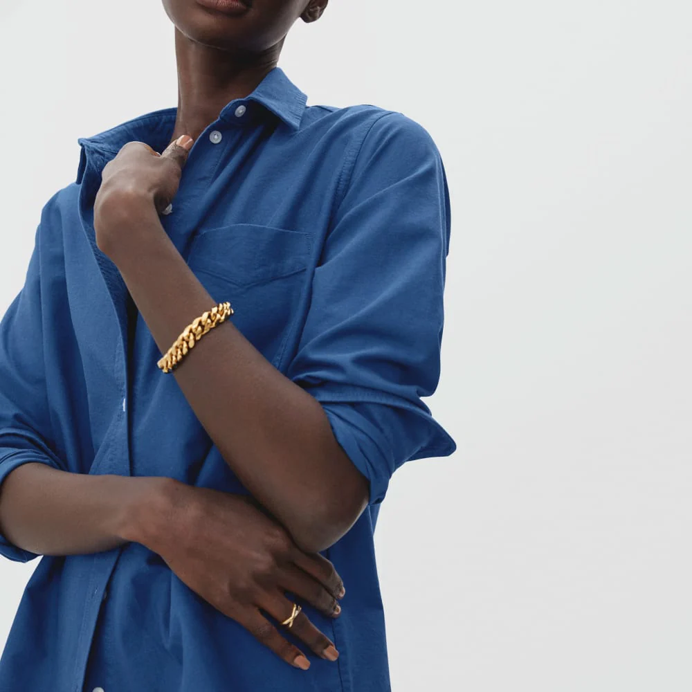 The Japanese Oxford Shirt | Deep Blue - Image 3
