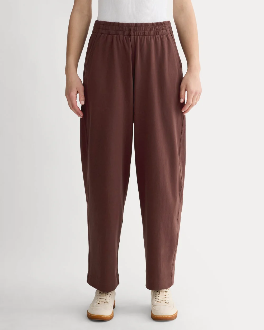 The Off-Duty Barrel Pant | Dark Mahogany - Image 3
