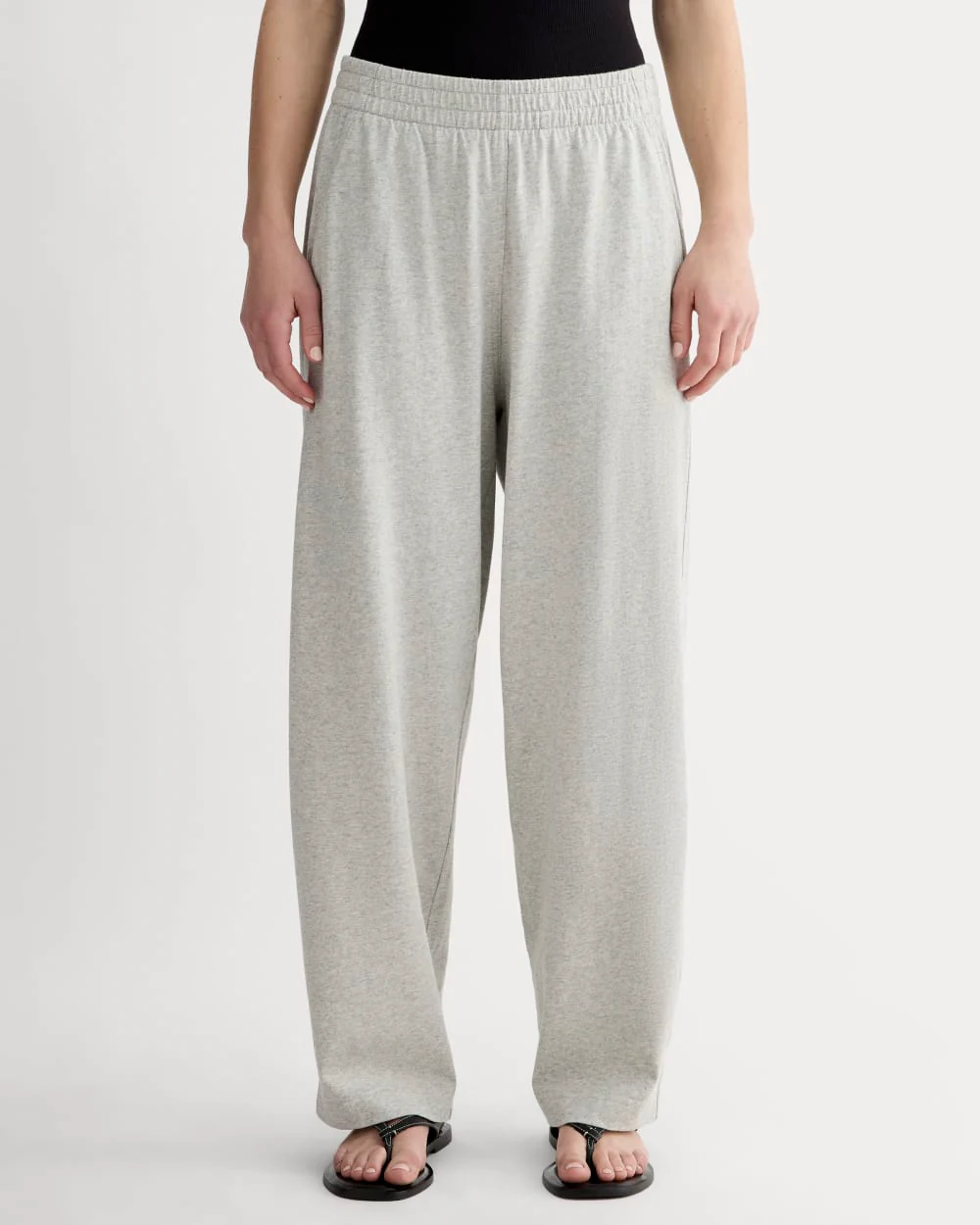 The Off-Duty Barrel Pant | Pale Heather Grey - Image 3