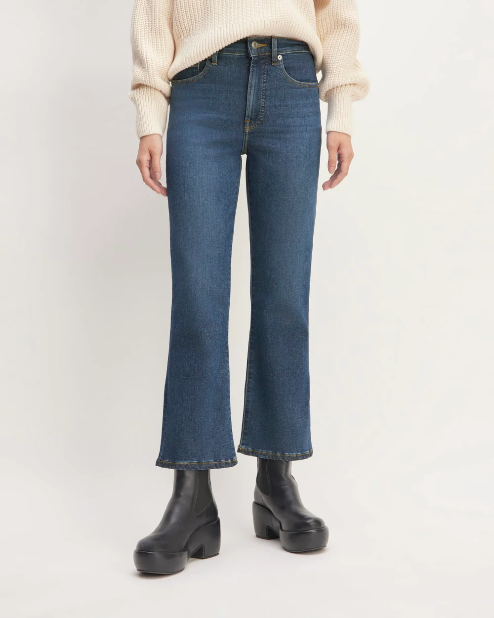 The Kick Bootcut Jean | Dark Indigo Blue - Image 3