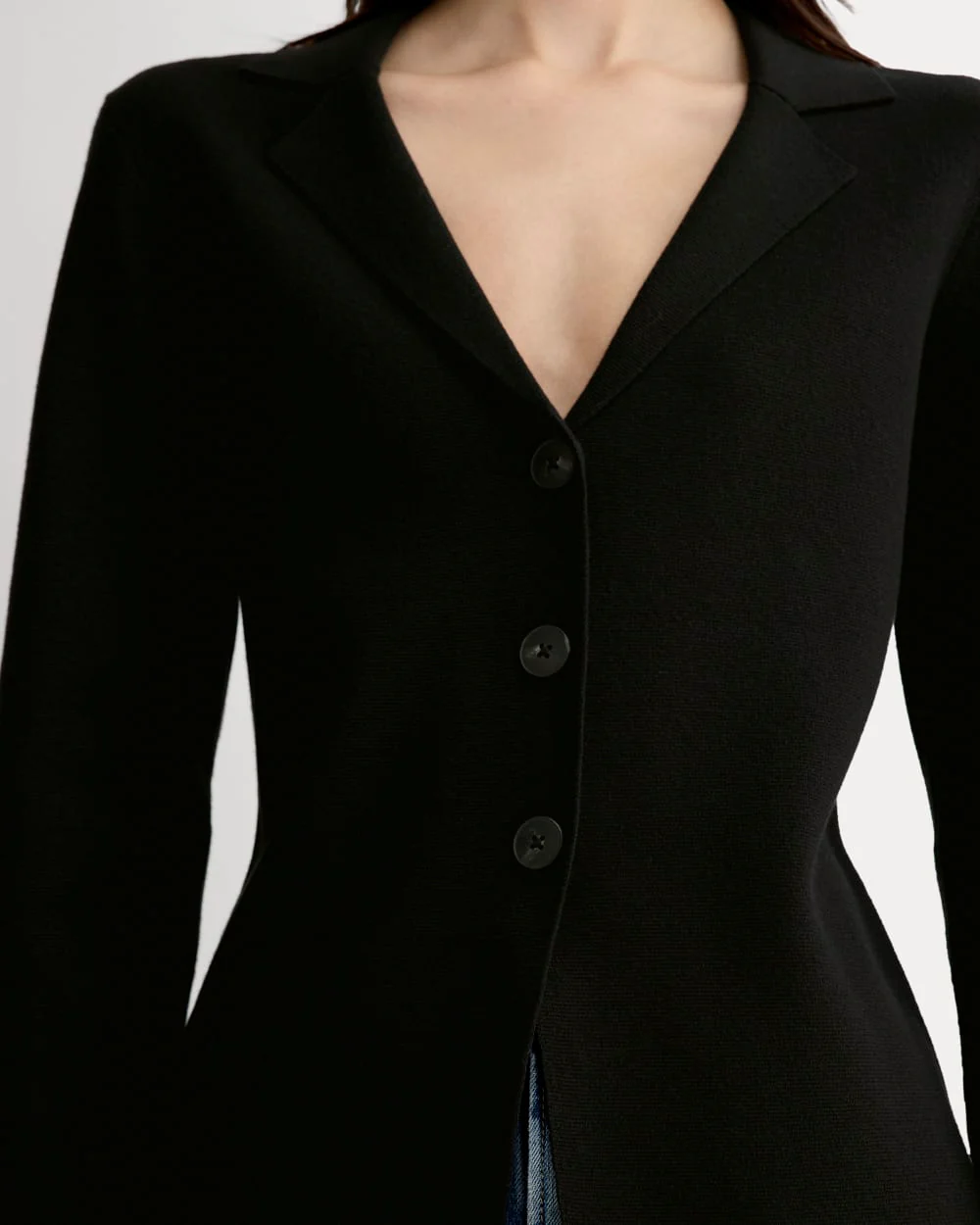 The Knit Blazer | Black - Image 4