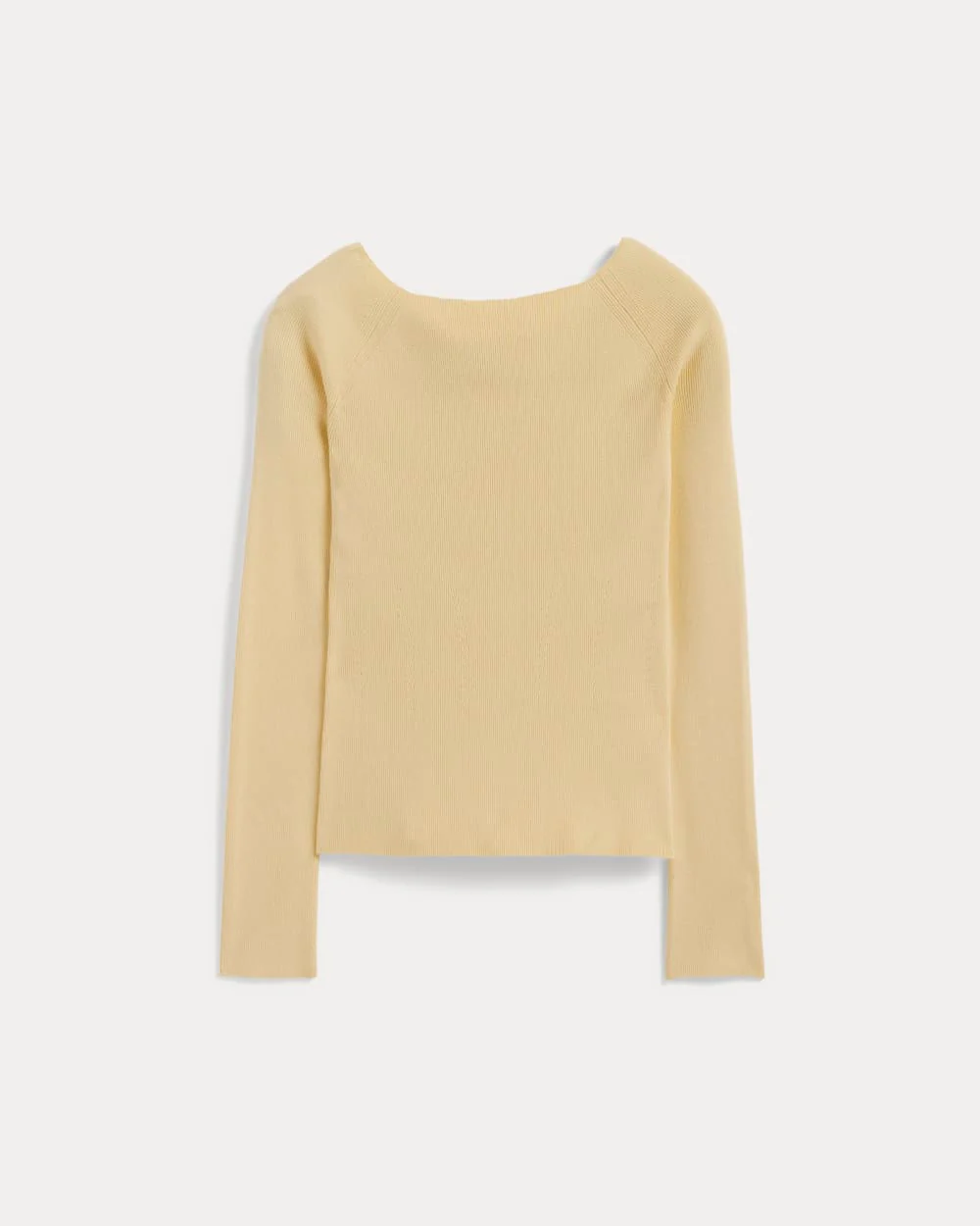 The Knit Boatneck Top | Banana Crepe - Image 2