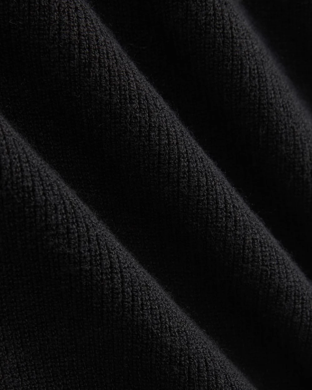 Knit Quarter-Zip Polo | Black - Image 7