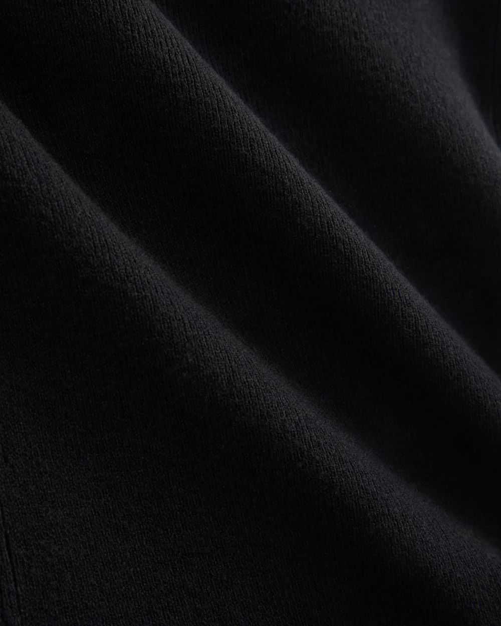 Knit Square-Neck Midi Dress | Black - Image 5