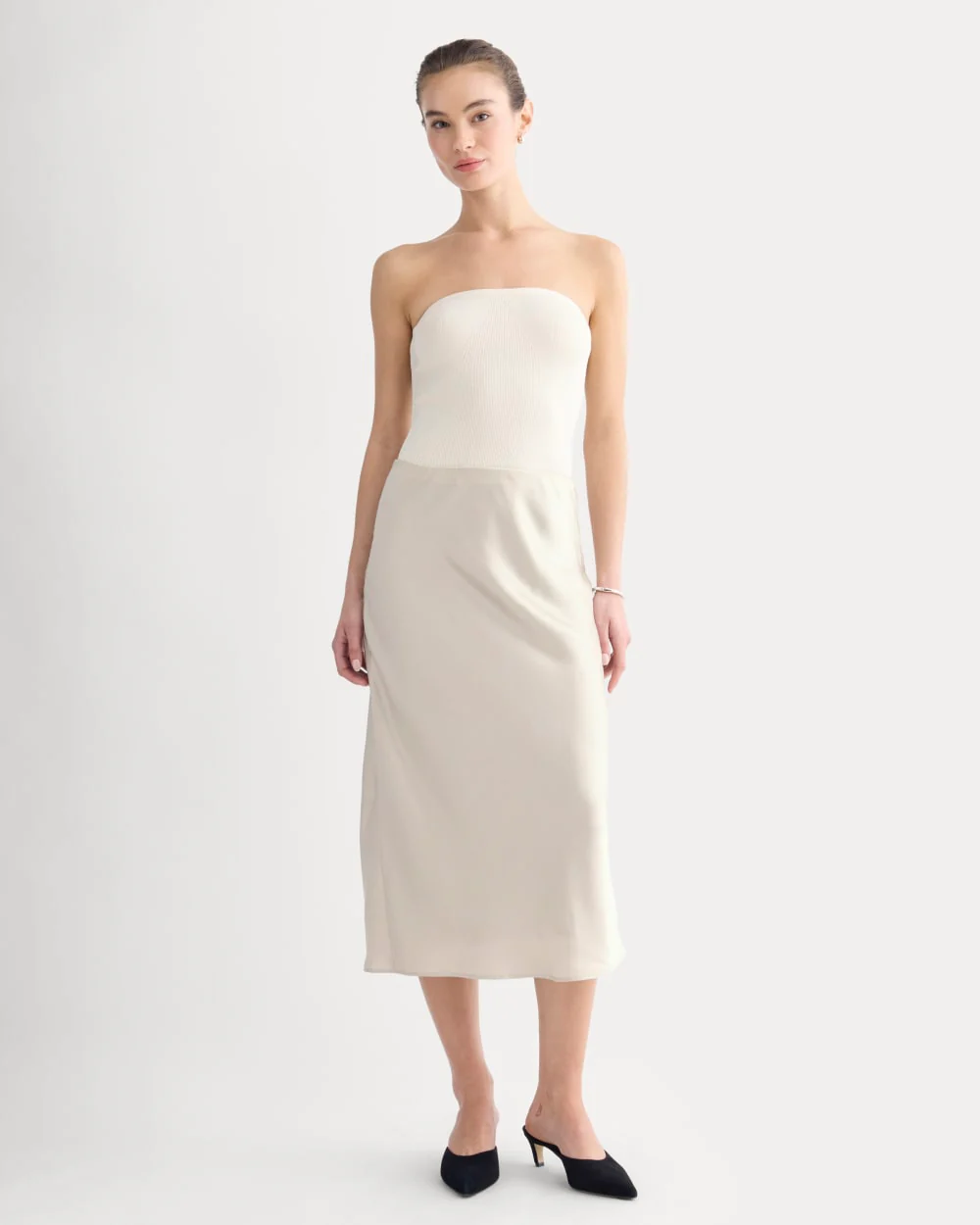 Knit Tube Top | Birch - Image 3