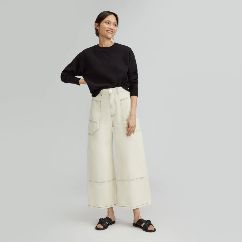 The Cotton-Merino Sweatshirt | Black - Image 3
