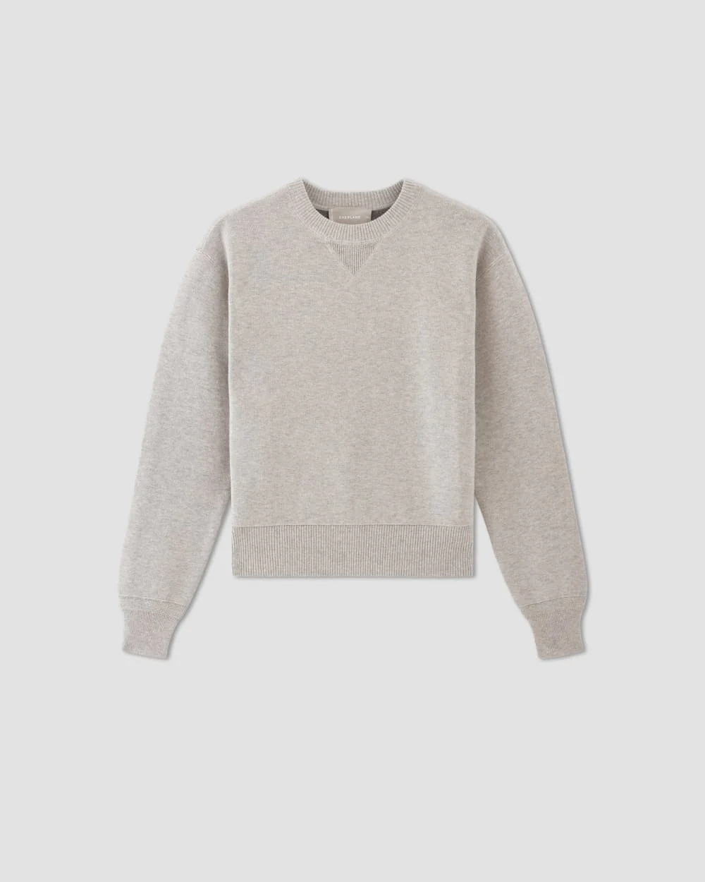 The Cotton-Merino Sweatshirt | Heathered Grey - Image 2
