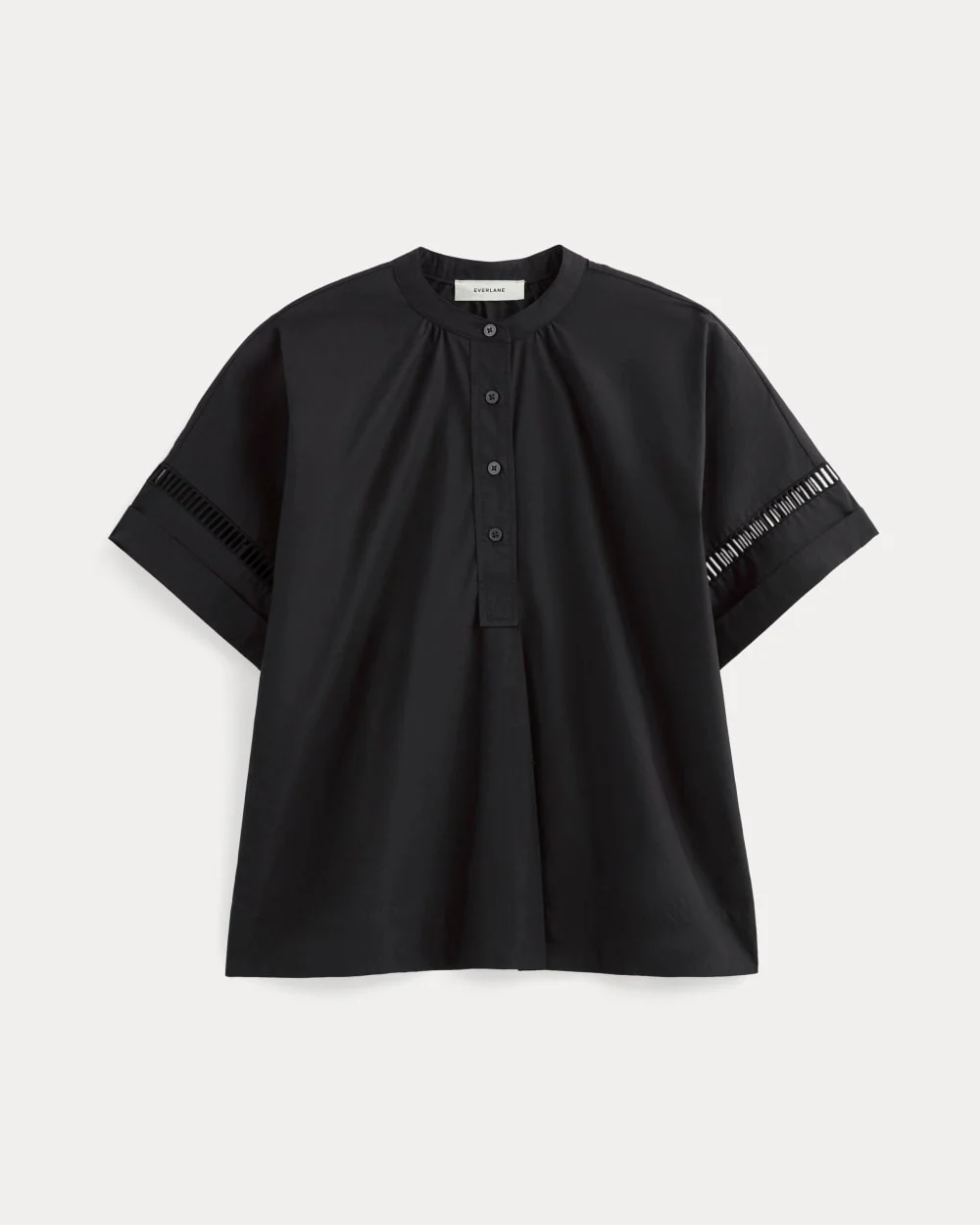 The Lace Trim Popover | Black - Image 2