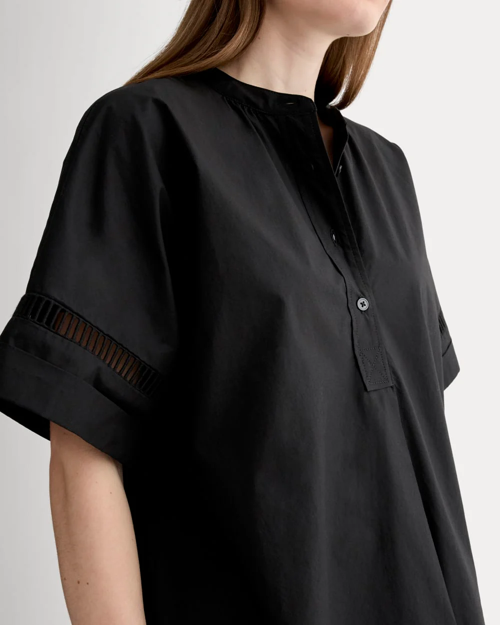 The Lace Trim Popover | Black - Image 4