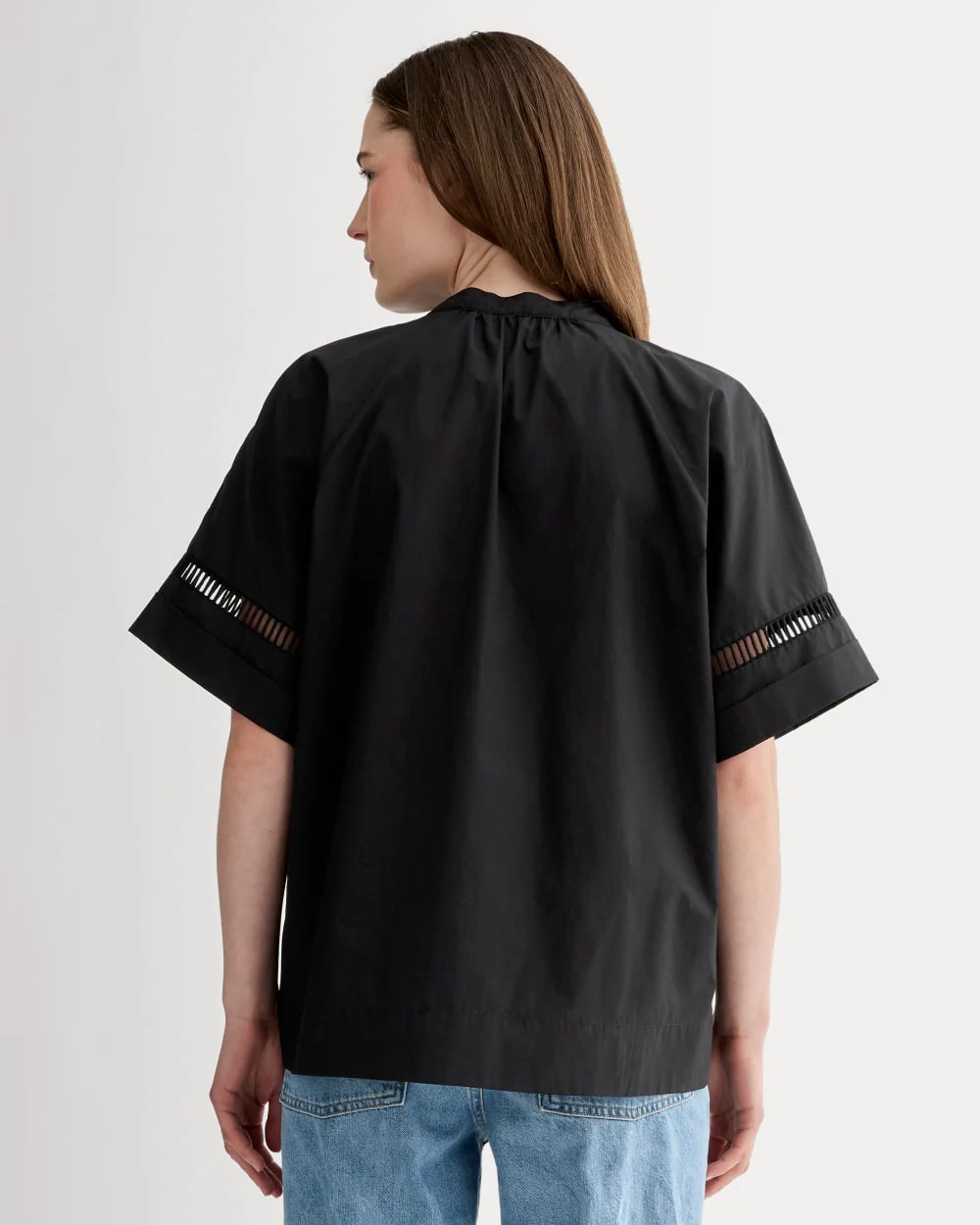 The Lace Trim Popover | Black - Image 5