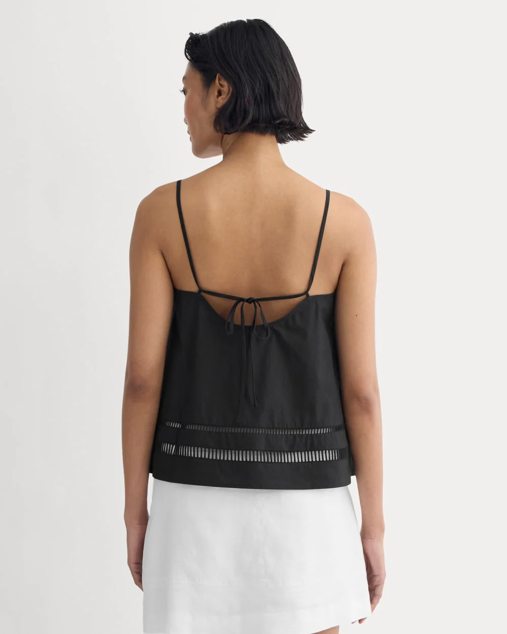 The Lace Trim Tank | Black - Image 5