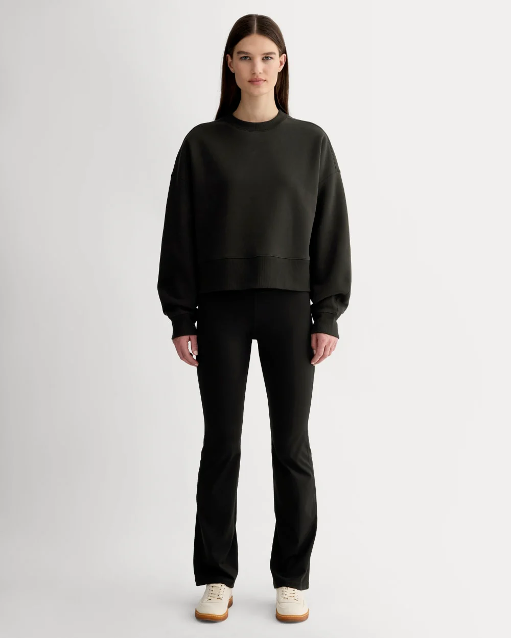 Luxe Fleece Sweatshirt | Black - Image 3