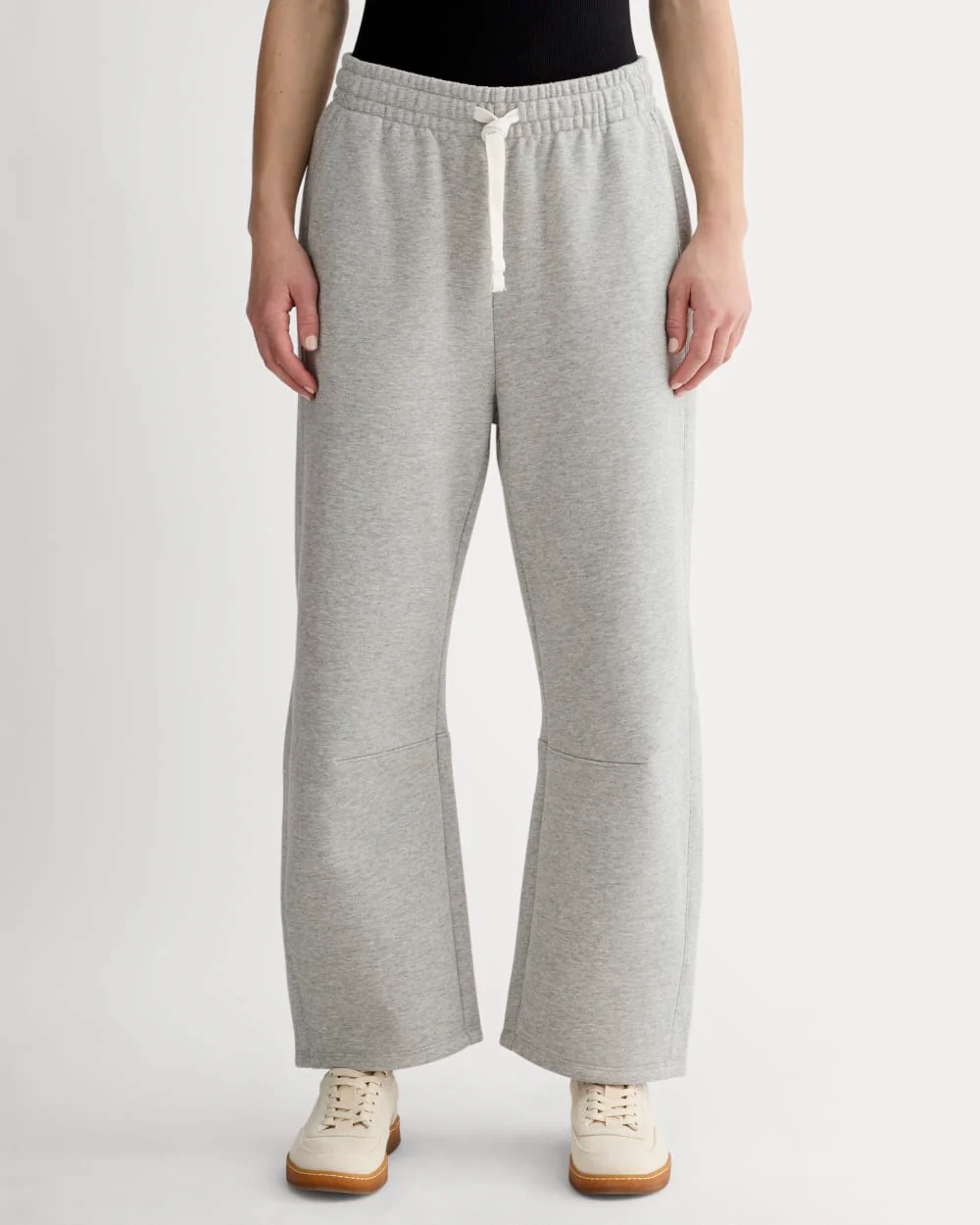 Luxe Fleece Barrel Sweatpant | Heathered Grey - Image 3