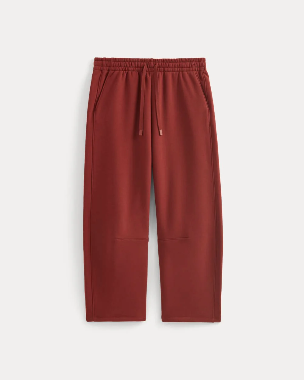 Luxe Fleece Barrel Sweatpant | Merlot - Image 2