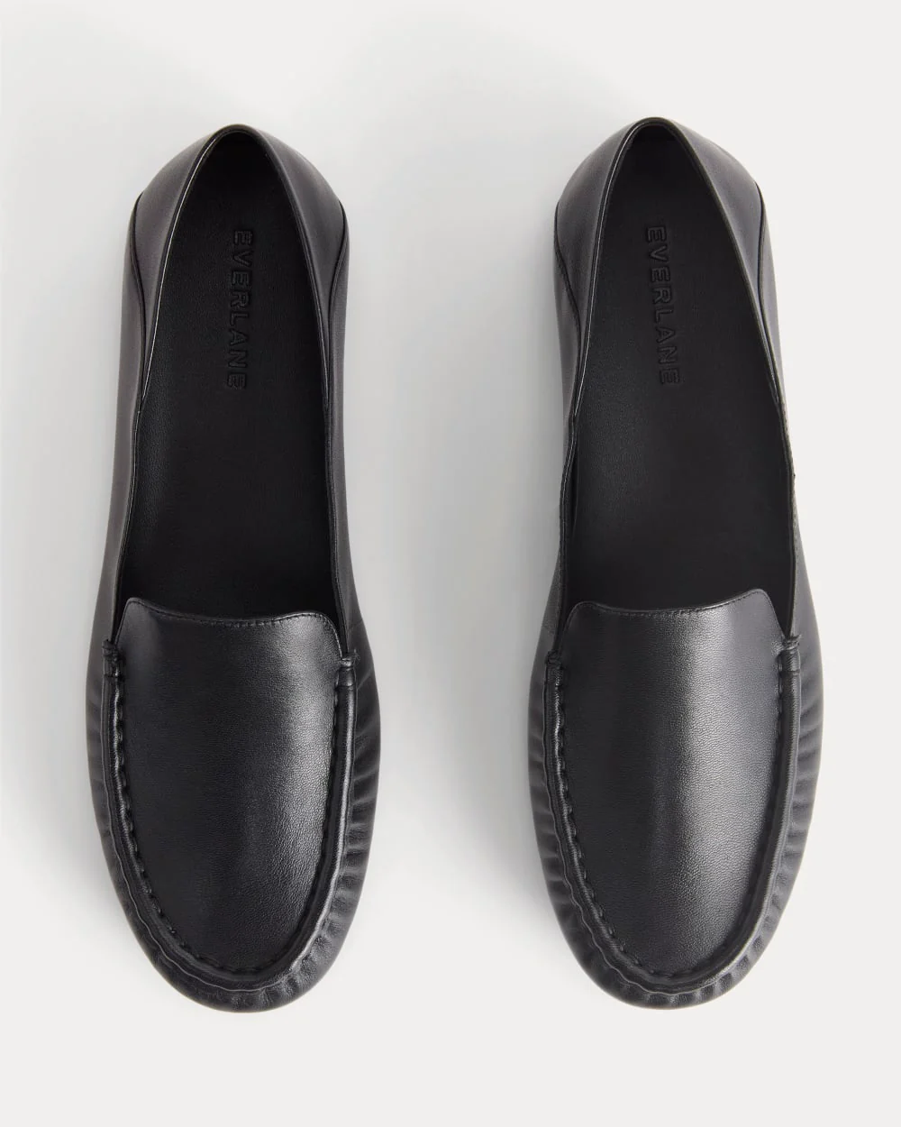 Leather Day Driver Loafer |  Black - Image 5