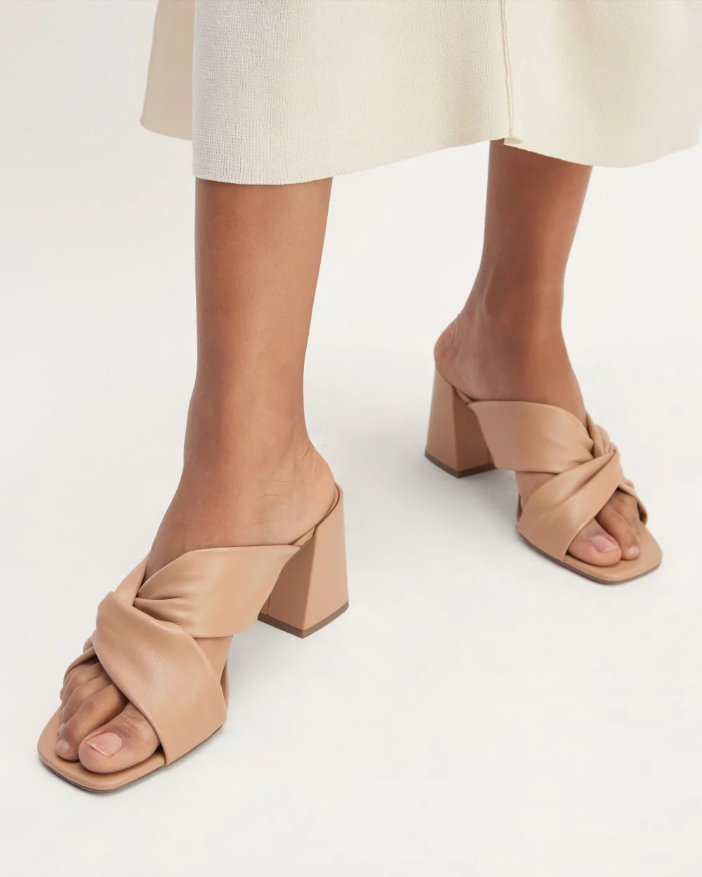 The Day Twist Heel | Blush Tan - Image 3