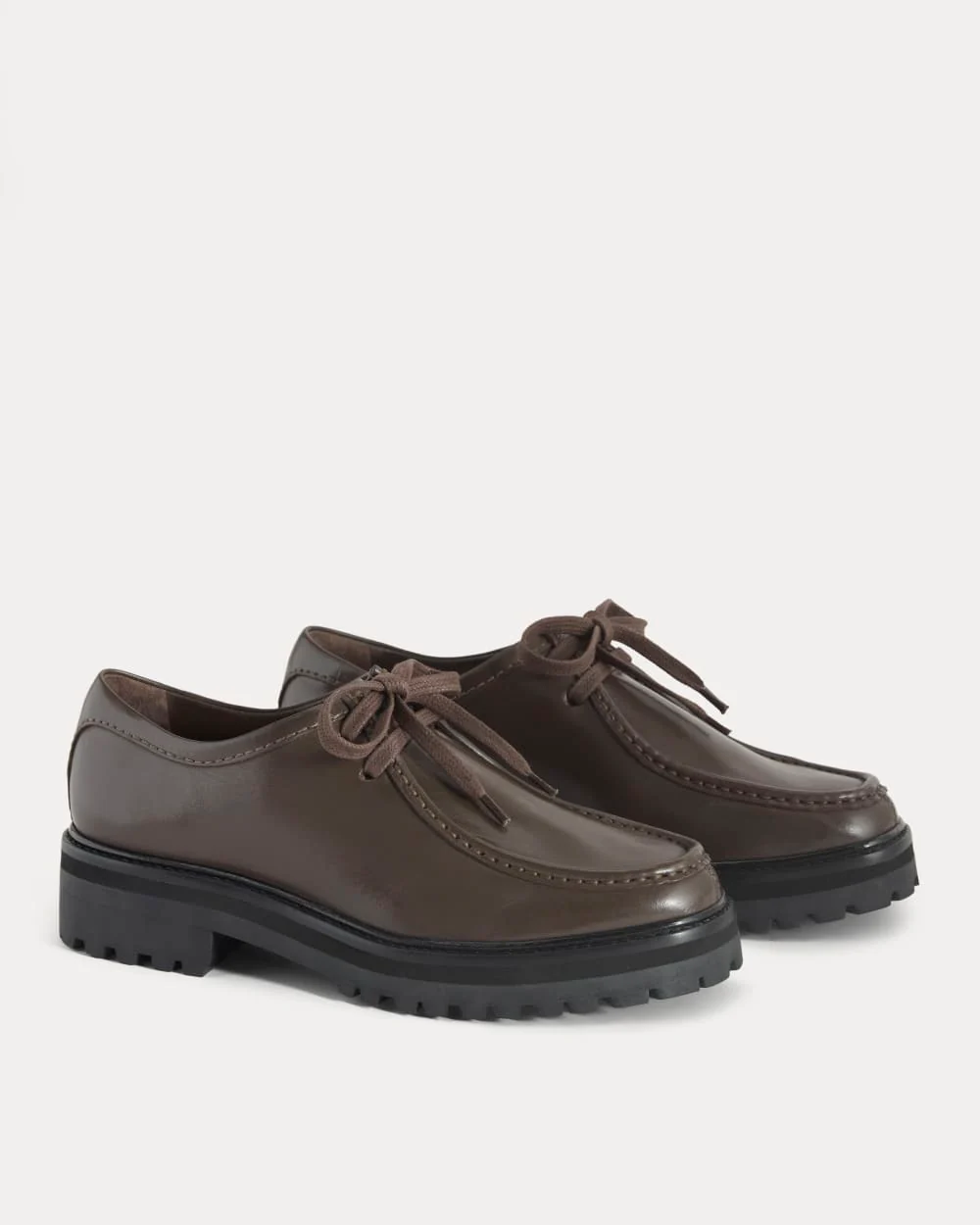 Leather Lug Chukka | Deep Brown - Image 4