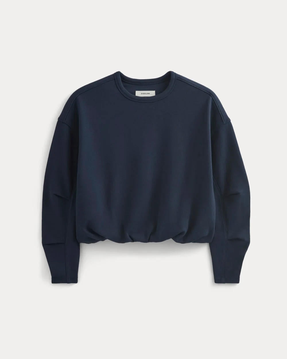 Lightweight Terry Bubble Sweatshirt | Navy - Image 2