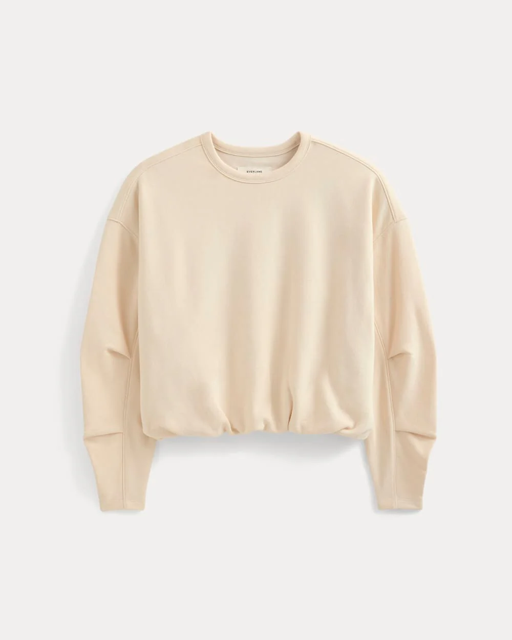 Lightweight Terry Bubble Sweatshirt | Parchment - Image 2