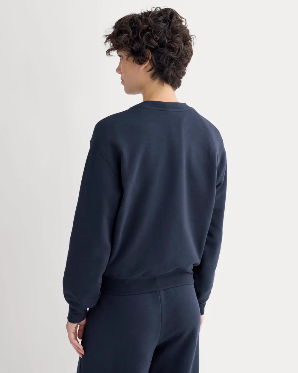 Lightweight Terry Blouson Crew | Navy - Image 5