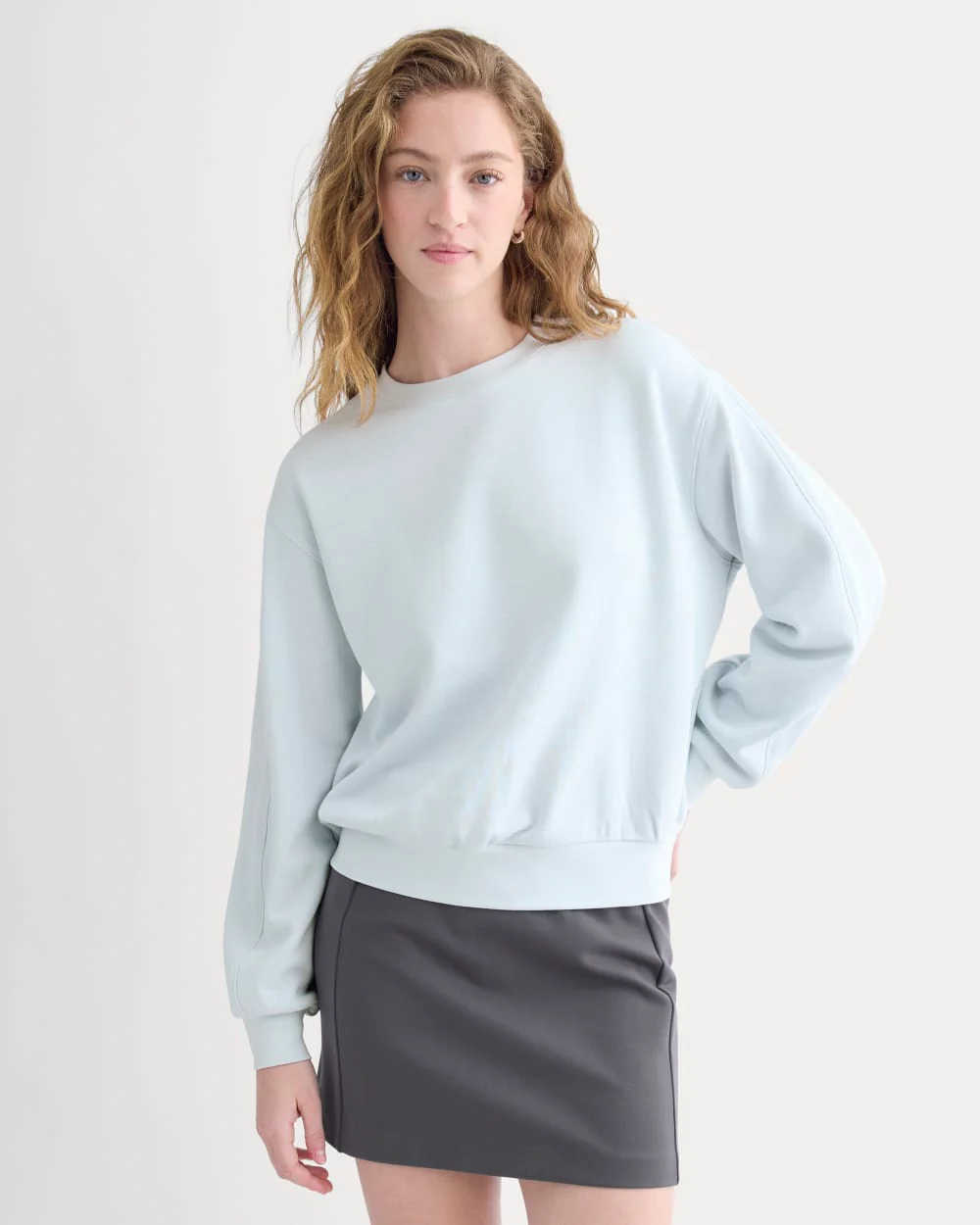 Lightweight Terry Blouson Crew | Skywriting