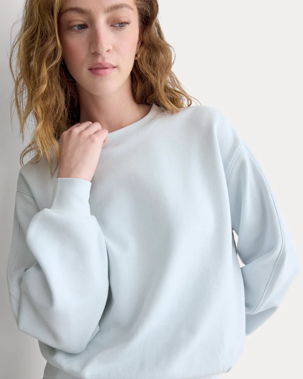 Lightweight Terry Blouson Crew | Skywriting - Image 4